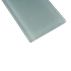 Glacier Gray 3x12 Frosted Gray Glass Tile | Tile Club