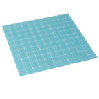 Glacier Laguna Blue 1X1 Frosted Glass Tile | Tile Club
