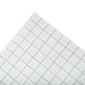 Glacier Pure White 1X1 Frosted Glass Tile