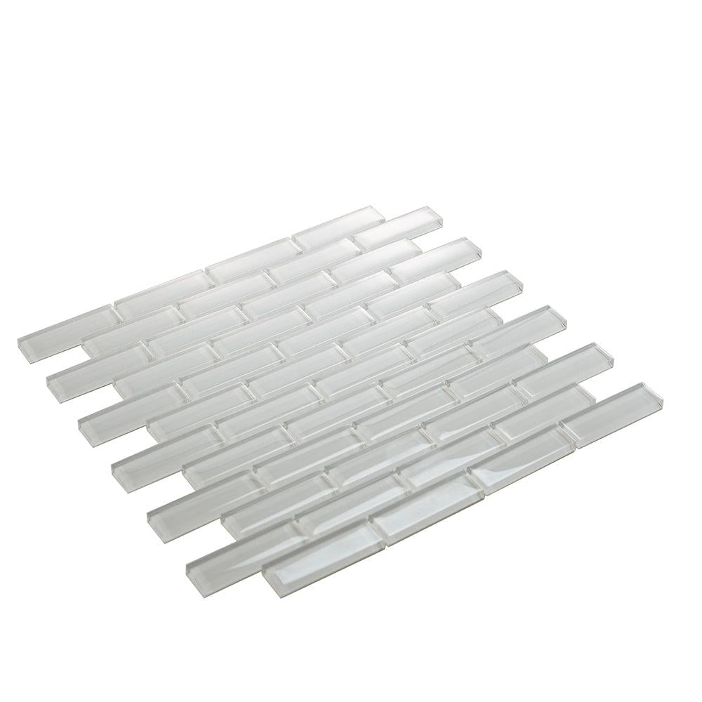 Ice White Glass Brick Tile | Tile Club
