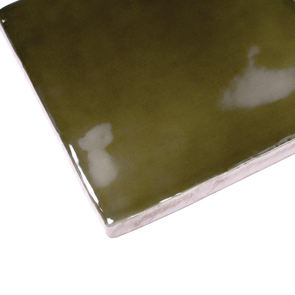 Lake Basil Ceramic Square Tile 4x4 | Tile Club