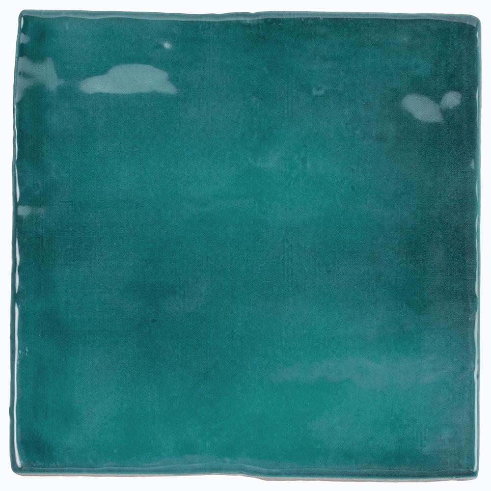 Lake Glacier Glazed Ceramic Tile 4x4 Square | Tile Club