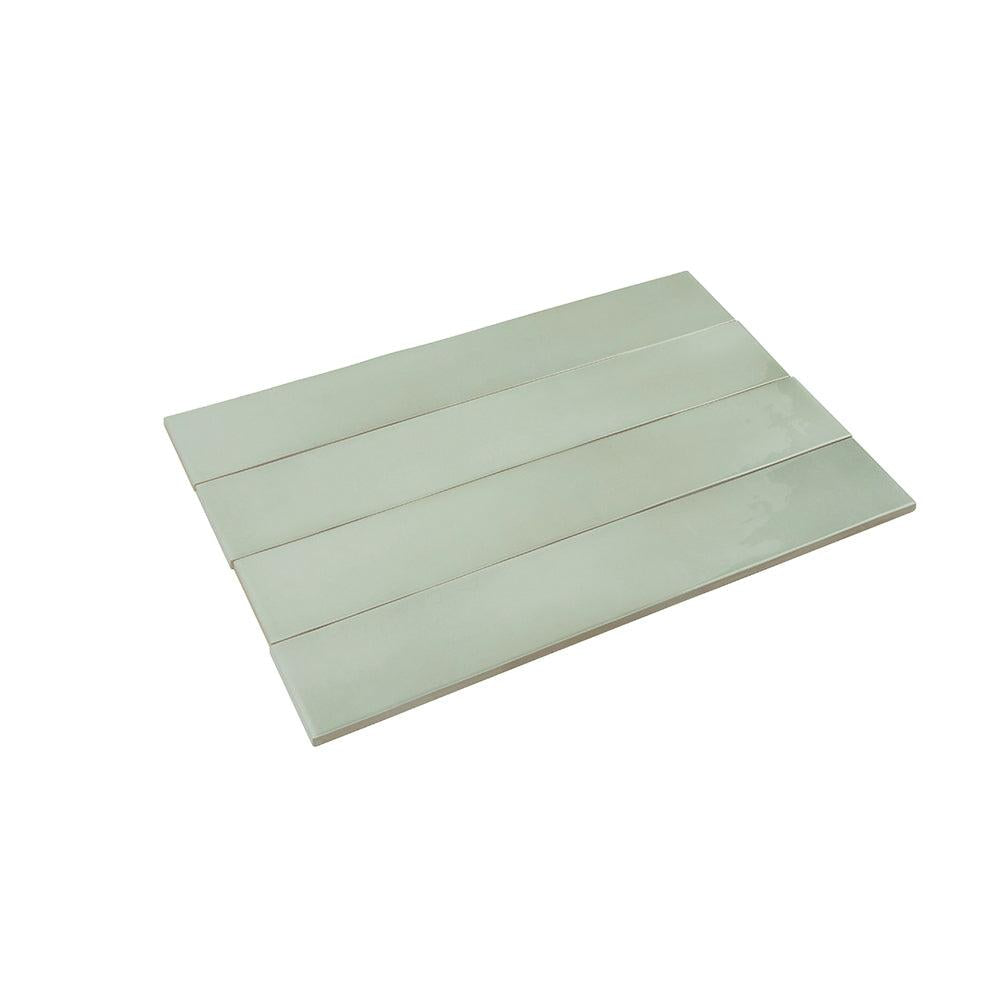 Lake Mint Ceramic Subway Tile 2.6x16 | Tile Club