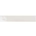 Lake White Glazed Ceramic Long Subway Tile 2.6x16