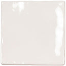 Lake White Glazed Ceramic Tile 4x4 Square | Tile Club