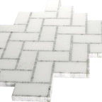Lexington White Marble Mosaic Tile | Tile Club