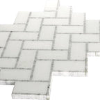 Lexington White Marble Mosaic Tile | Tile Club