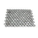 Matte Silver Hexagon Glass Mosaic Tile | Tile Club