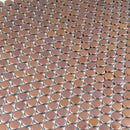 Metallic Bronze Buttons Porcelain Penny Round Tile | Tile Club