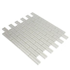 Pearl Gray Glass Brick Tile | Tile Club