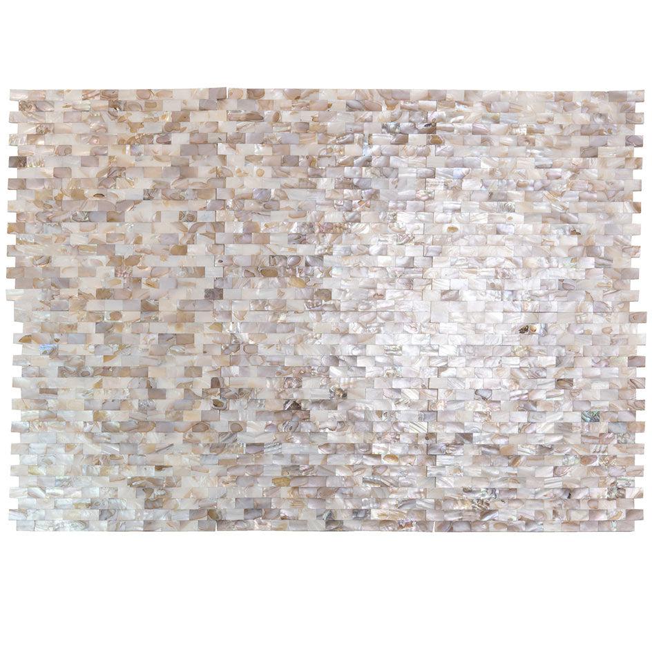 Seashell Dreams Brick Mosaic Tile