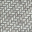 Silver Herringbone Mosaic Tile | Tile Club