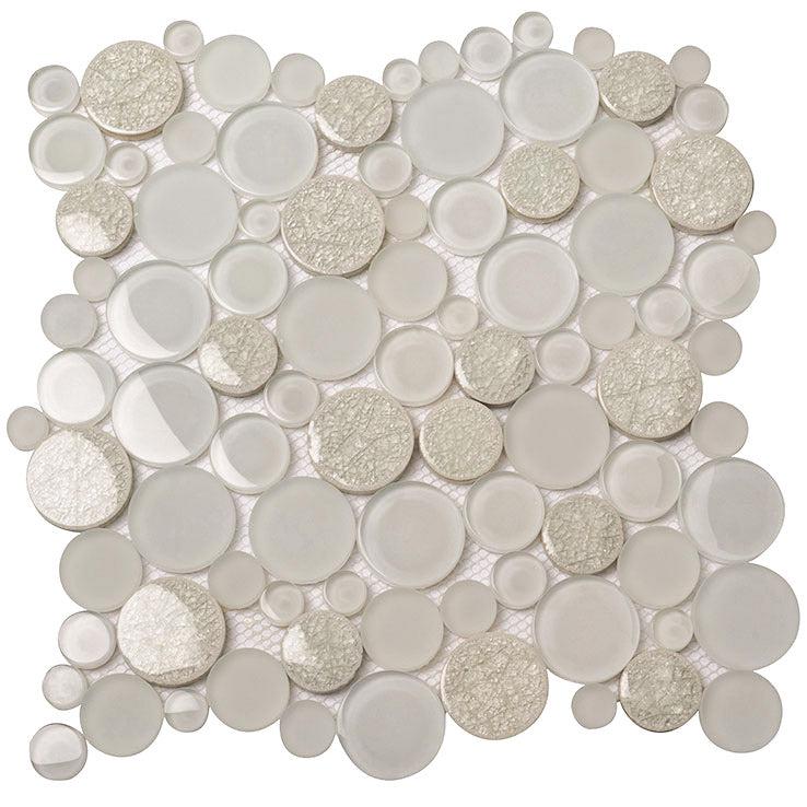 Sparkly Spheras Glass And Ceramic Tiles Sample