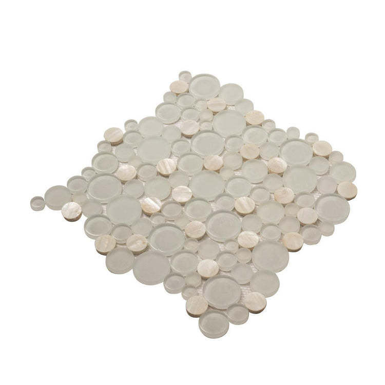 Sparkly Spheras Glass And Shell Tiles | Tile Club