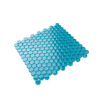 Sea Blue Penny Round Glass Tile | Tile Club