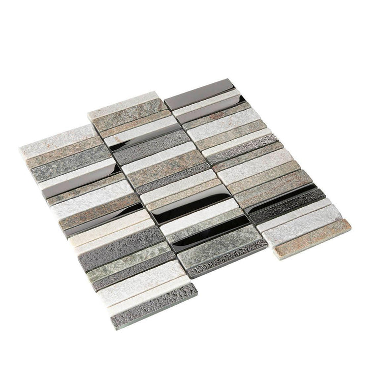 Villa Rapids Quartz & Glass Mosaic Tile | Tile Club