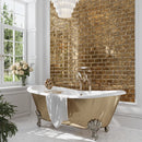 3x6 Beveled Antique Gold Mirror Glass Subway Tile | Tile Club