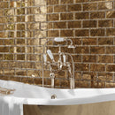 3x6 Beveled Antique Gold Mirror Glass Subway Tile | Tile Club