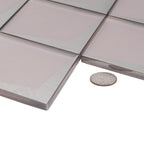 Blush Frost Diamond Glass Mosaic Tile | Tile Club