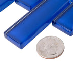 Cobalt Blue Glass Brick Tile | Tile Club