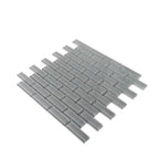Cool Gray Glass Brick Tile | Tile Club
