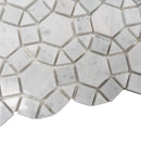 Enigma Bianco Carrara Marble Mosaic Tile | Tile Club