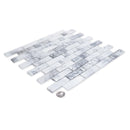 Frozen Dreams Brick Glass Mosaic Tile | Tile Club