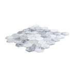 Frozen Dreams Hexagon Glass Mosaic Tile | Tile Club