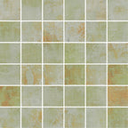 Gilded Age Green Porcelain Mosaic | Tile Club