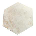 Gilded Age Ivory Hexagon Porcelain Tile | Tile Club