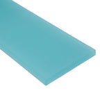 Glacier Aqua 3X12 Frosted Glass Tile | Tile Club