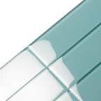 Glacier Aqua 3X12 Polished Glass Tile | Tile Club