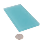 Glacier Aqua 3X6 Frosted Glass Subway Tile | Tile Club