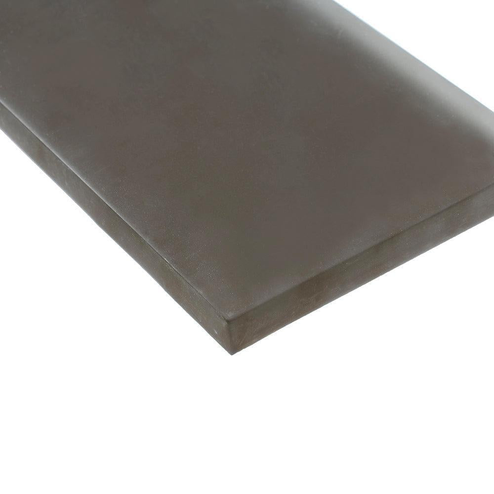 Glacier Ash Gray 3X6 Frosted Glass Subway Tile | Tile Club