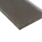 Glacier Ash Gray 3X6 Frosted Glass Subway Tile | Tile Club