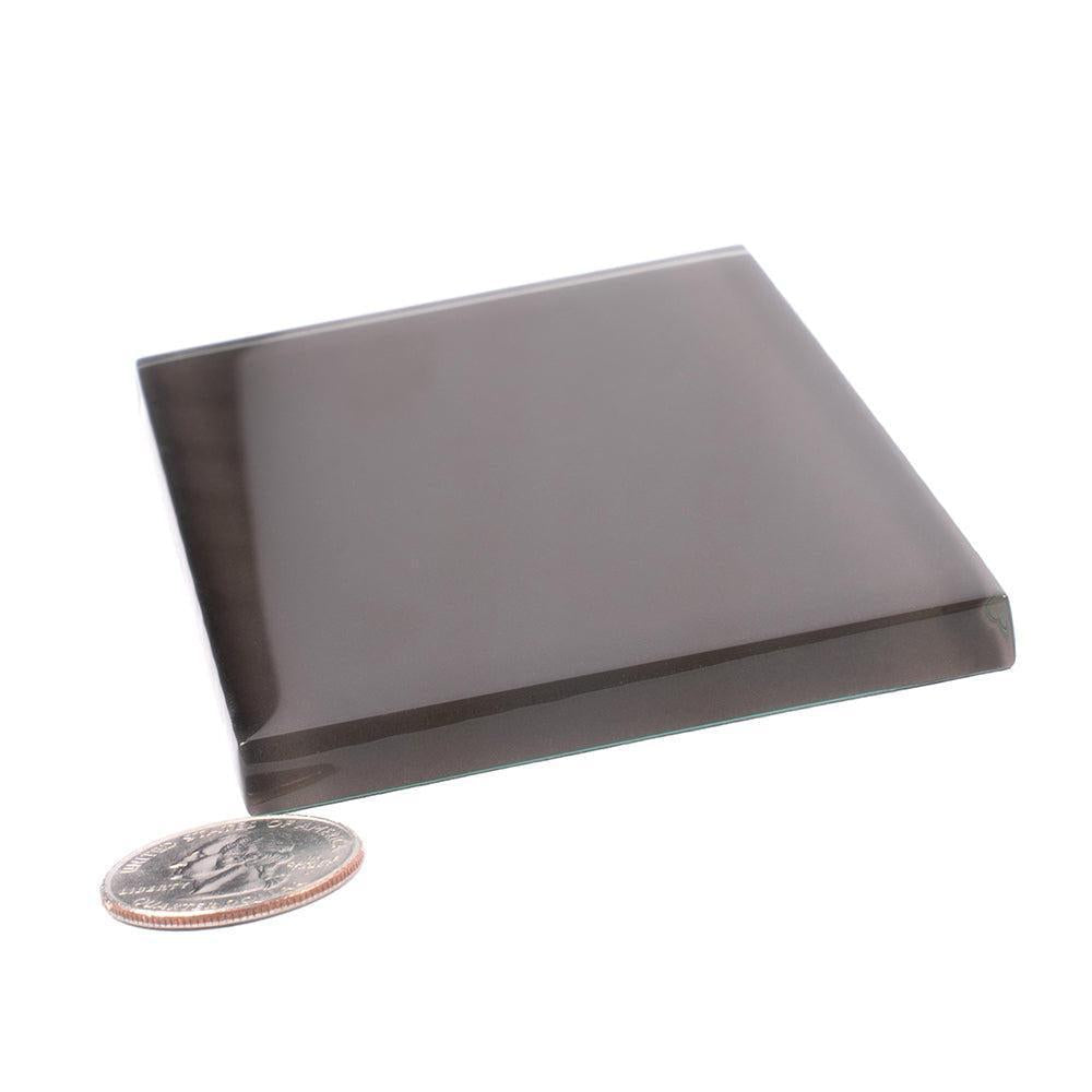 Glacier Ash Gray 3"X6" Polished Glass Subway Tile | Tile Club