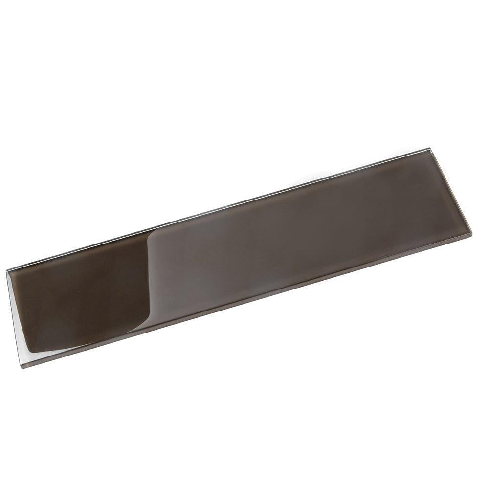 Glacier Ash Gray 4X16 Polished Glass Tile | Tile Club