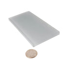 Glacier Aura Gray 3X6 Frosted Glass Subway Tile | Tile Club