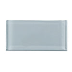 Glacier Aura Gray 3X6 Polished Glass Tile Position: 1