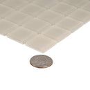 Glacier Beach 1X1 Frosted Glass Tile Sample | Tile Club