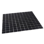 Glacier Black 1X1 Frosted Glass Tile | Tile Club