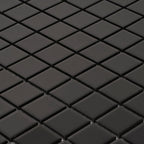 Glacier Black 1X1 Polished Glass Tile | Tile Club