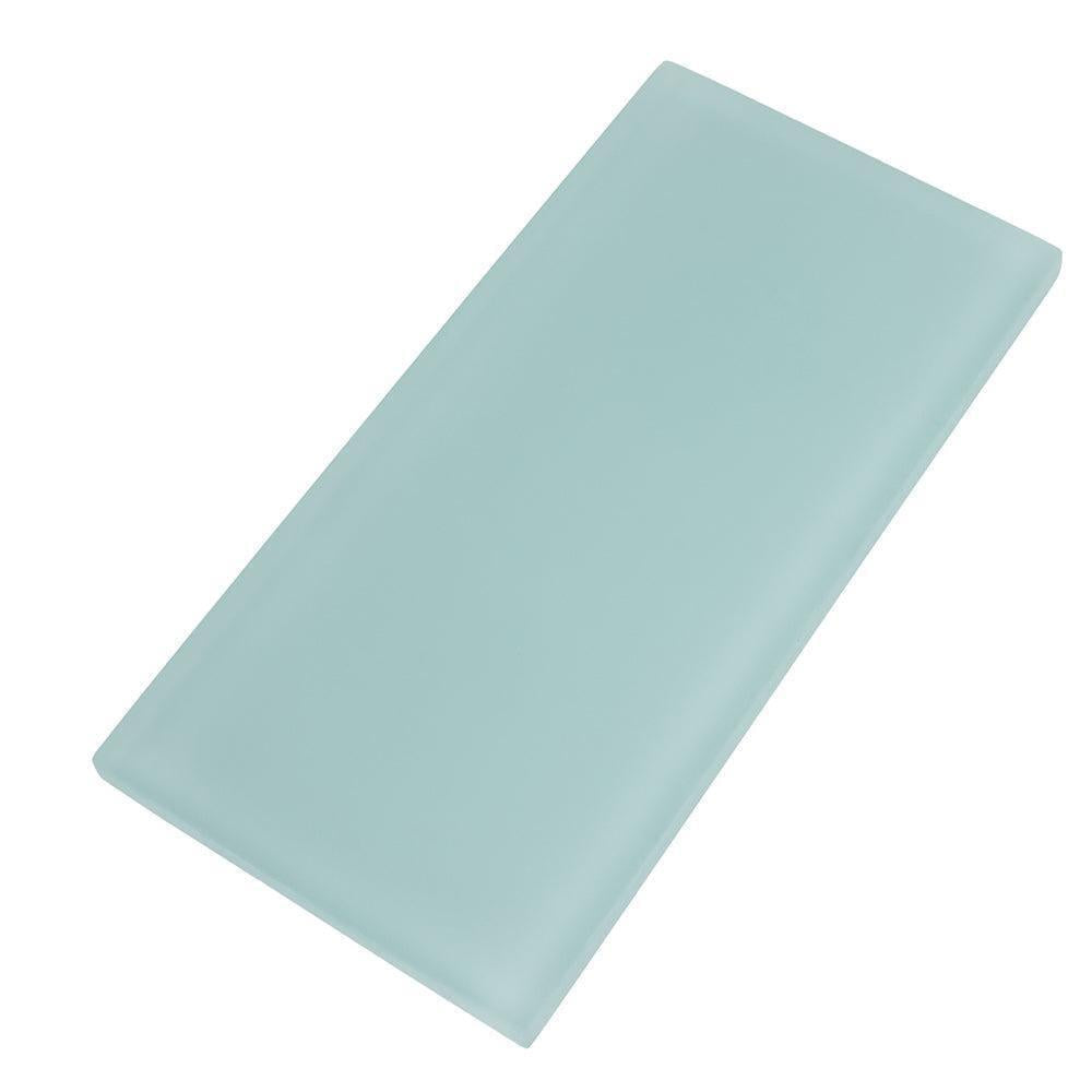 Glacier Breeze 3X6 Frosted Glass Subway Tile | Tile Club