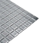 Glacier Dark Gray 1X1 Polished Glass Tile | Tile Club