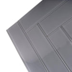 Glacier Dark Gray 3"x12" Polished Glass Tile