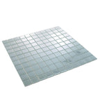 Glacier Gray 1X1 Polished Glass Tile | Tile Club