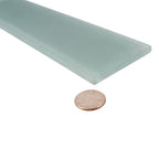 Glacier Gray 3x12 Frosted Gray Glass Tile | Tile Club