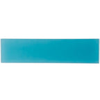 Glacier Laguna Blue 3X12 Frosted Glass Tile Sample