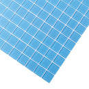 Glacier Ocean Blue 1" x 1" Frosted Glass Tile | Tile Club