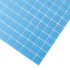 Glacier Ocean Blue 1" x 1" Frosted Glass Tile | Tile Club